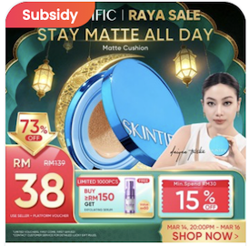 [NO.1] SKINTIFIC Perfect Stay Velvet Matte Cushion Foundation Full & High coverage